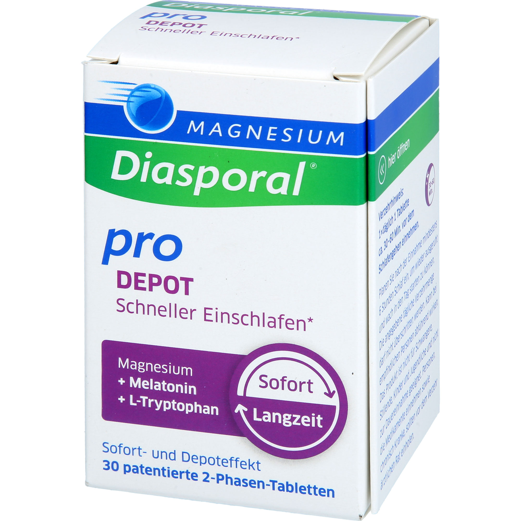 MAGNESIUM DIASPORAL pro DEPOT Schneller Einschlaf.