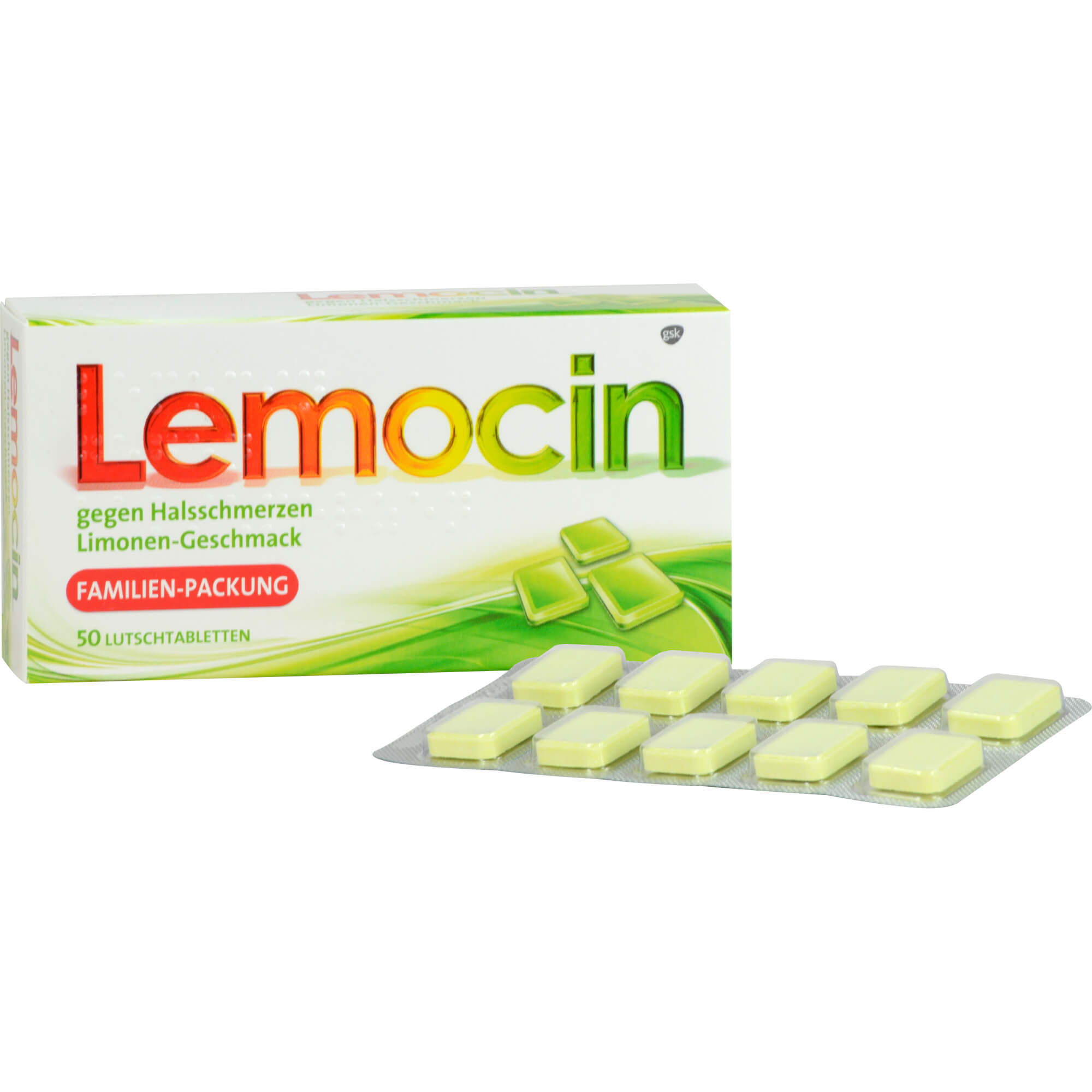 LEMOCIN gegen Halsschmerzen Lutschtabletten 50 St