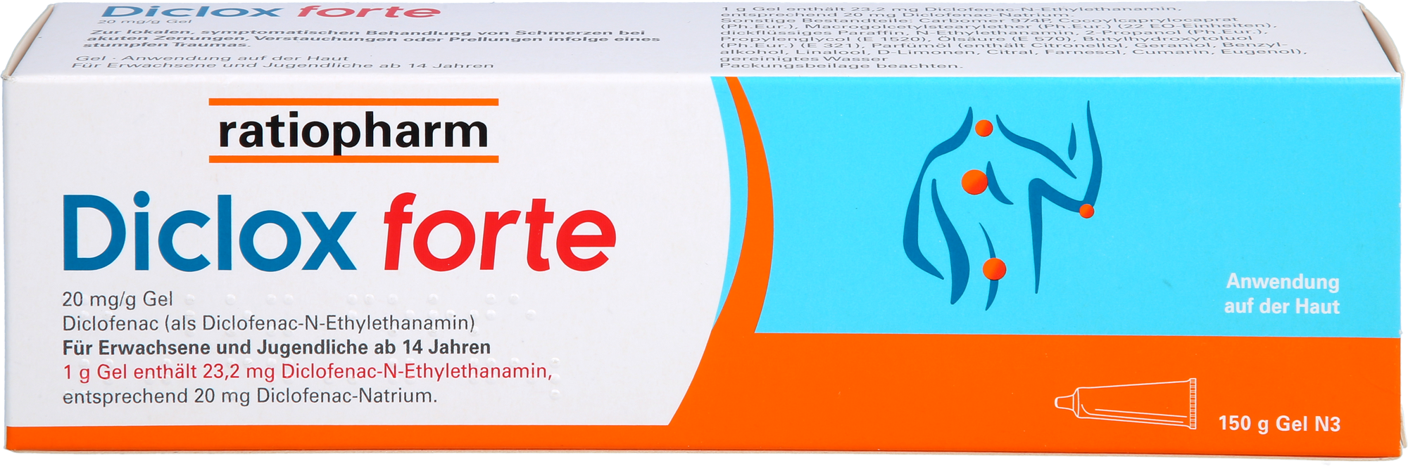 DICLOX forte 20 mg/g Gel 150 g