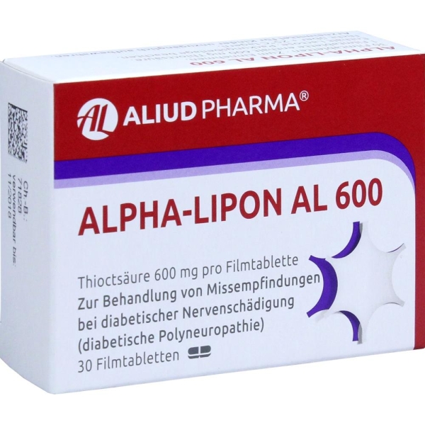ALPHA-LIPON AL 600 Filmtabletten 30 St