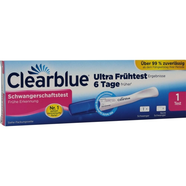 CLEARBLUE Schwangerschaftstest frühe Erkennung 1 St