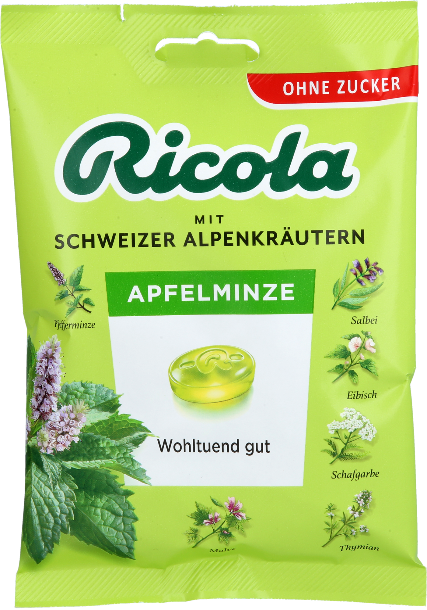 RICOLA o.Z.Beutel Apfelminze Bonbons