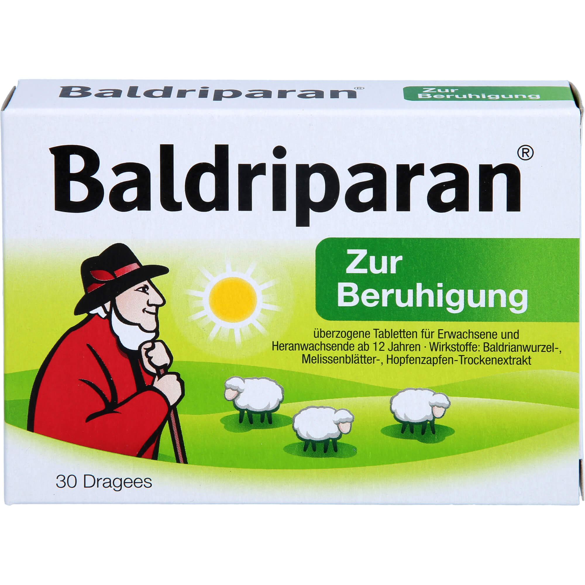 BALDRIPARAN zur Beruhigung überzogene Tabletten 30 St