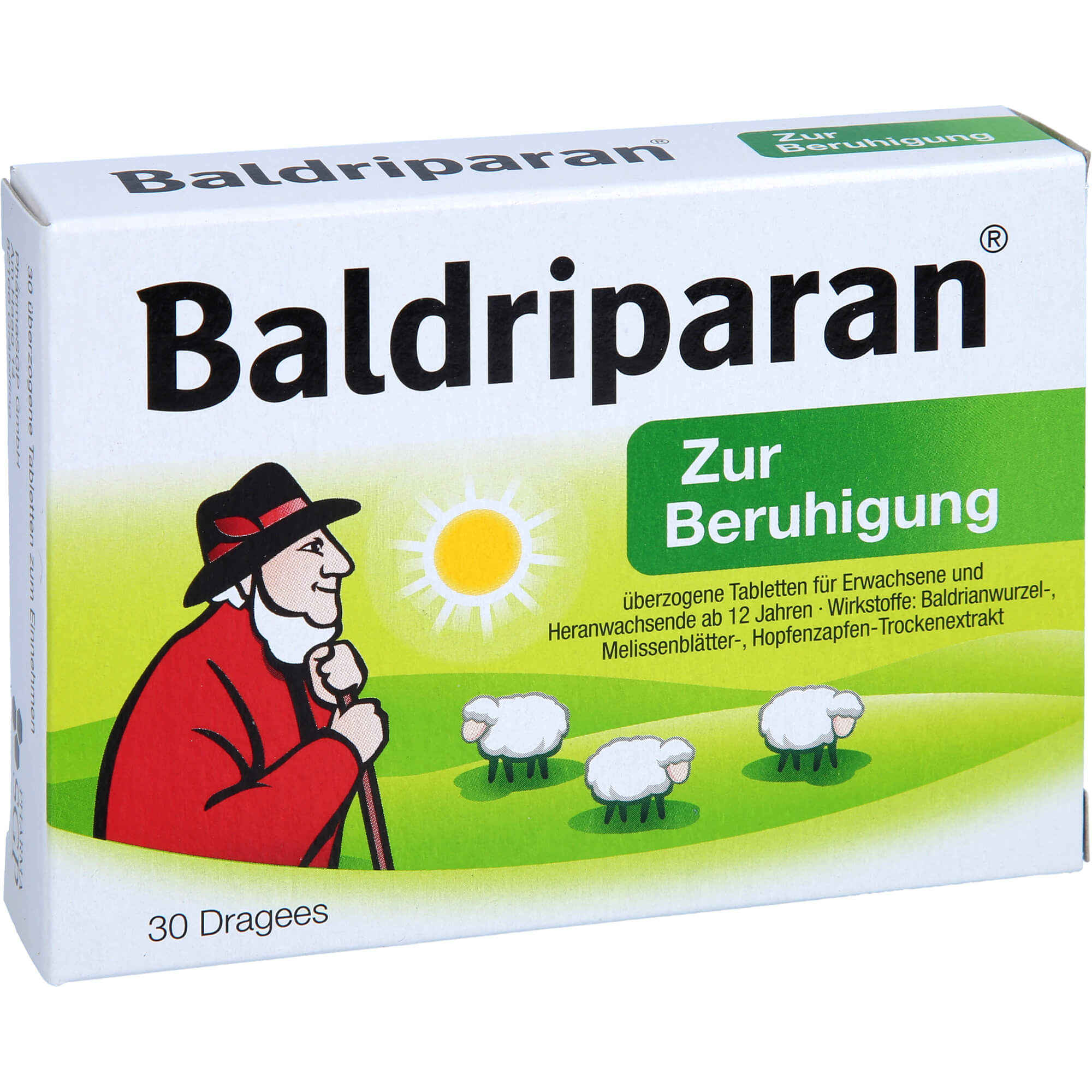 BALDRIPARAN zur Beruhigung überzogene Tabletten 30 St