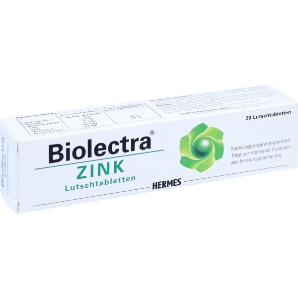 BIOLECTRA Zink Lutschtabletten