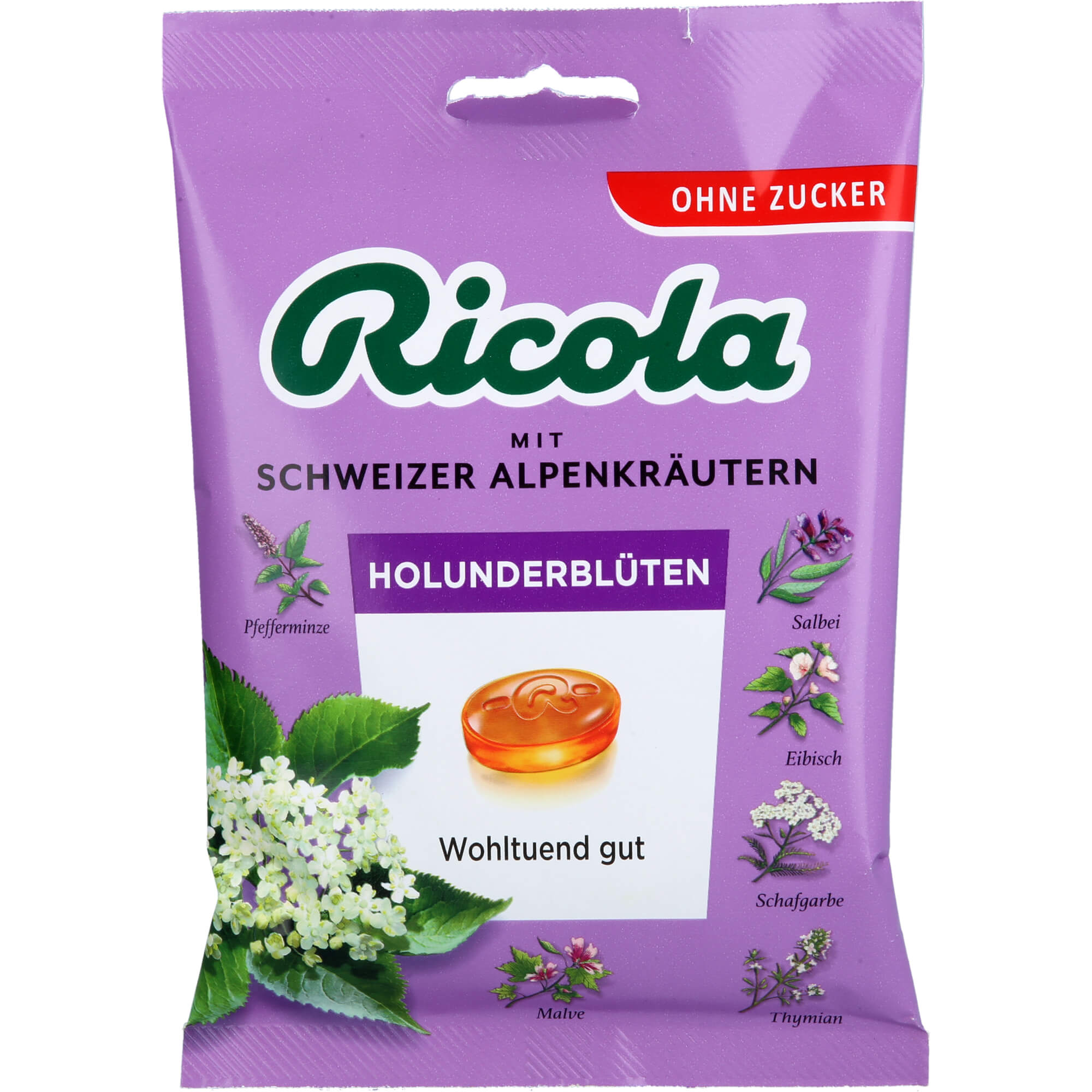 RICOLA o.Z.Beutel Holunderblüten Bonbons