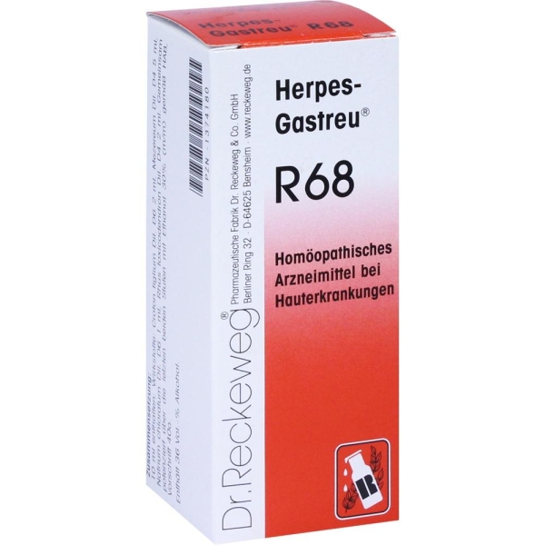 HERPES-GASTREU R68 Tropfen zum Einnehmen 50 ml