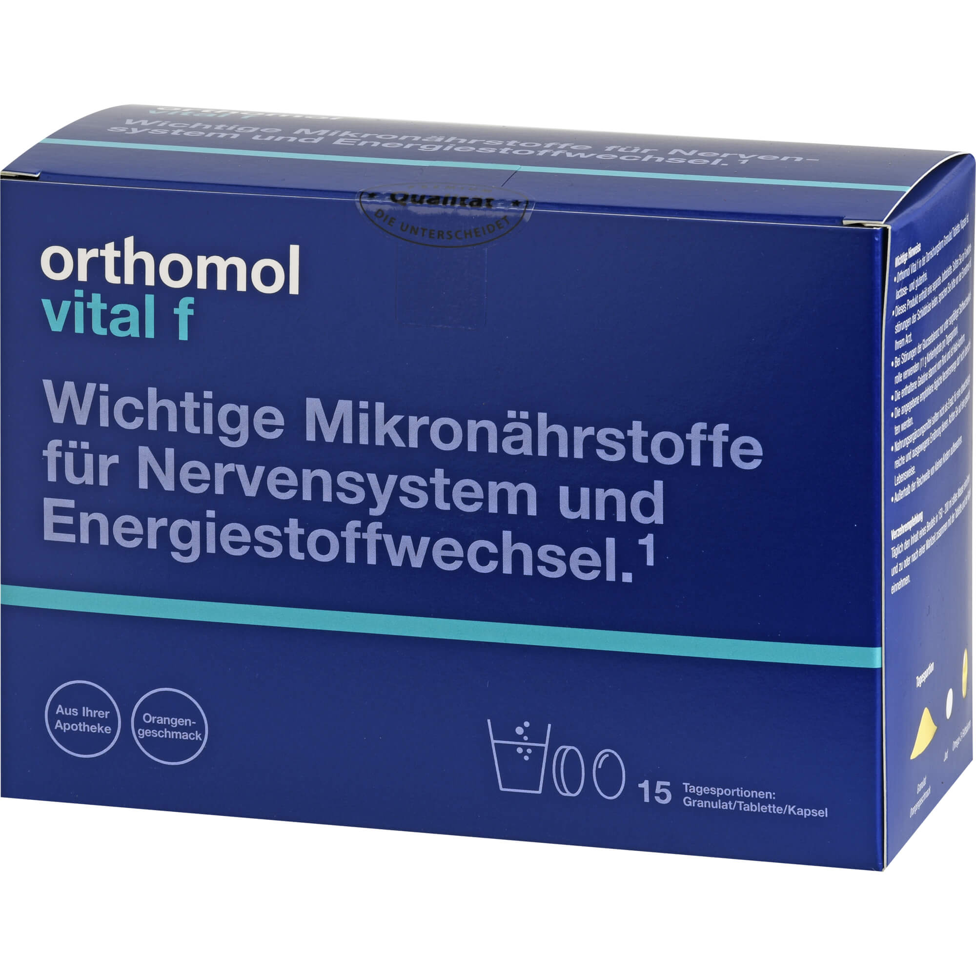 ORTHOMOL Vital F Granulat/Kap./Tabl.Kombip.15 Tage
