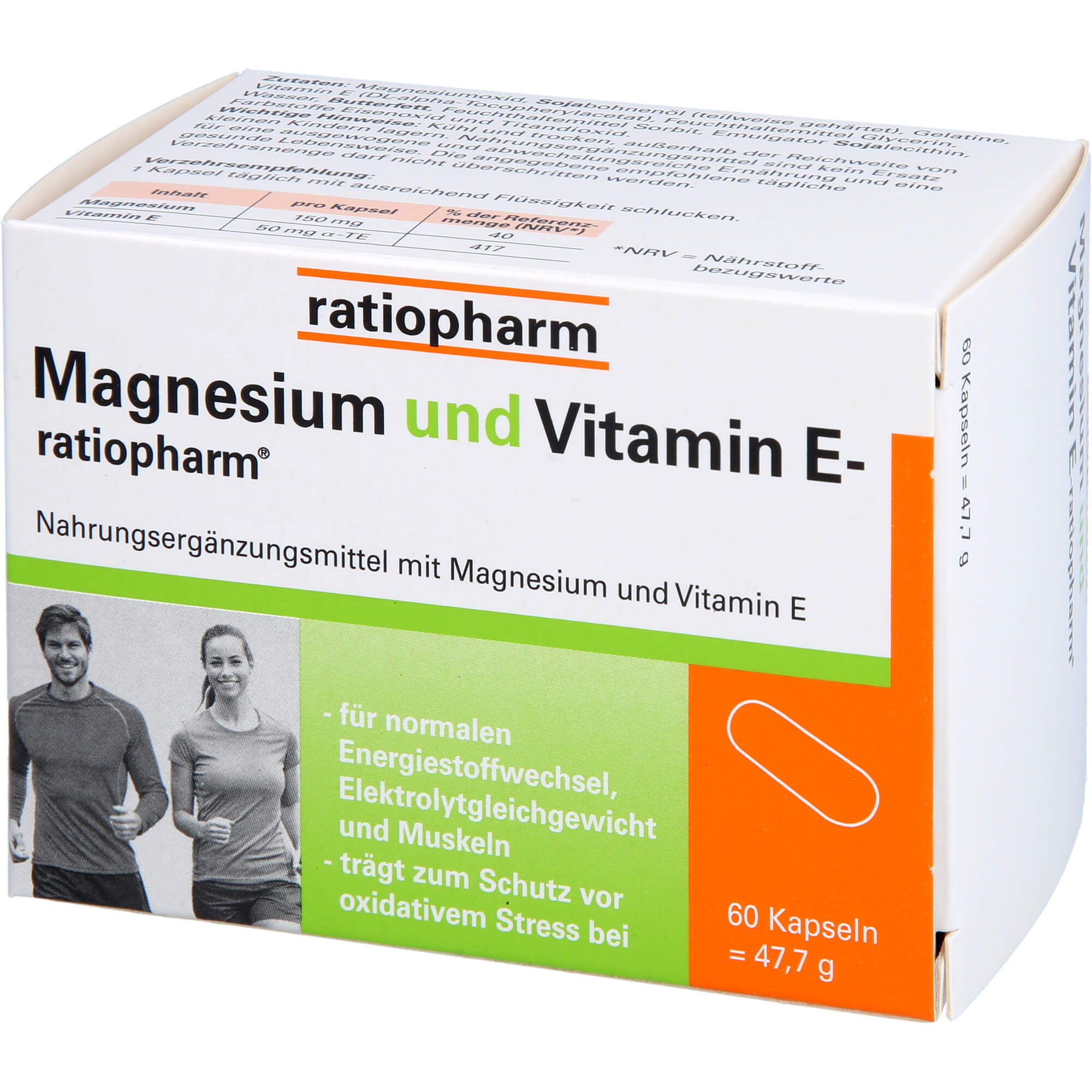 MAGNESIUM UND VITAMIN E-ratiopharm Kapseln