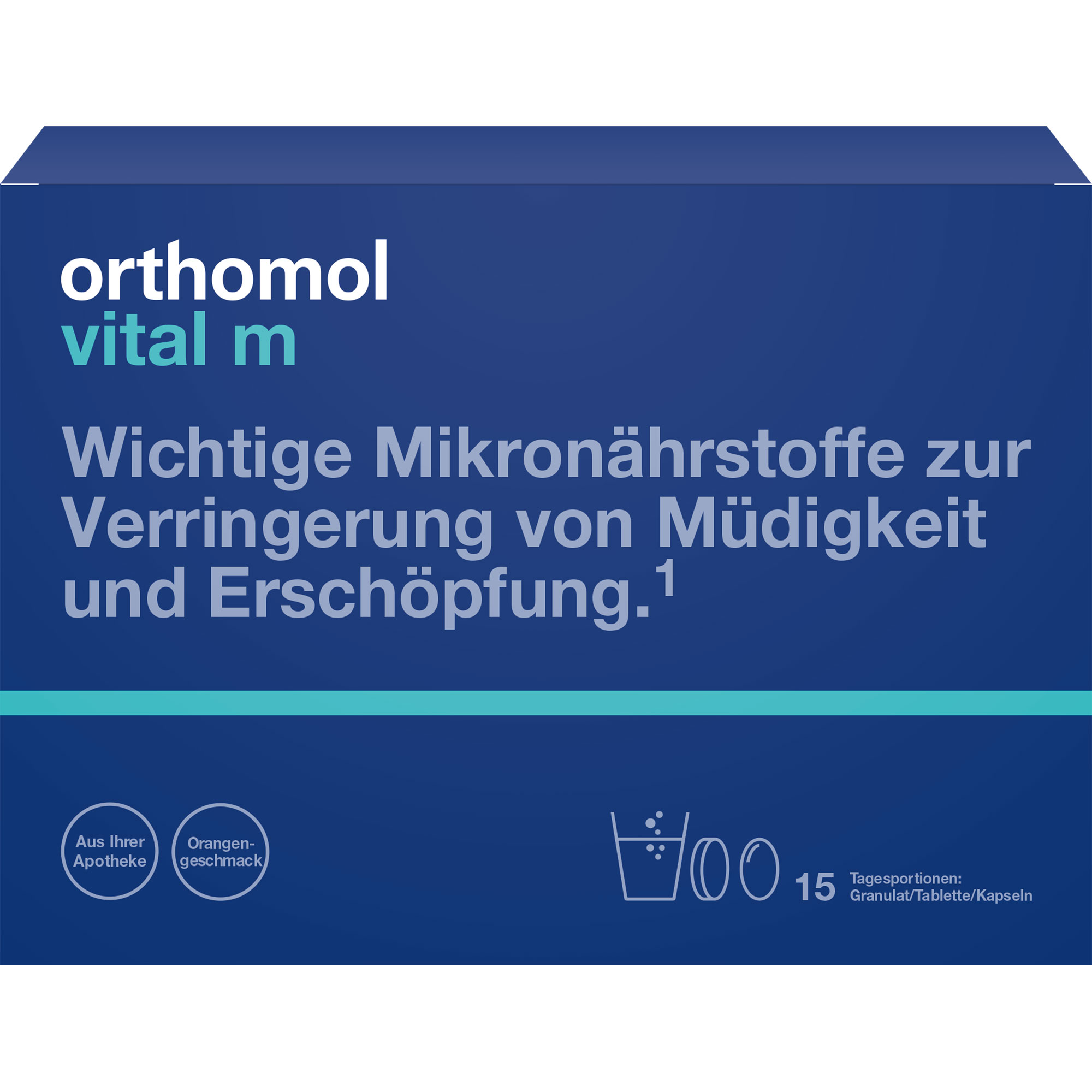 ORTHOMOL Vital M Granulat/Kap./Tabl.Kombip.15 Tage