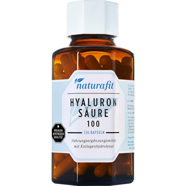 NATURAFIT Hyaluronsäure 100 Kollagenhydrolysat 350