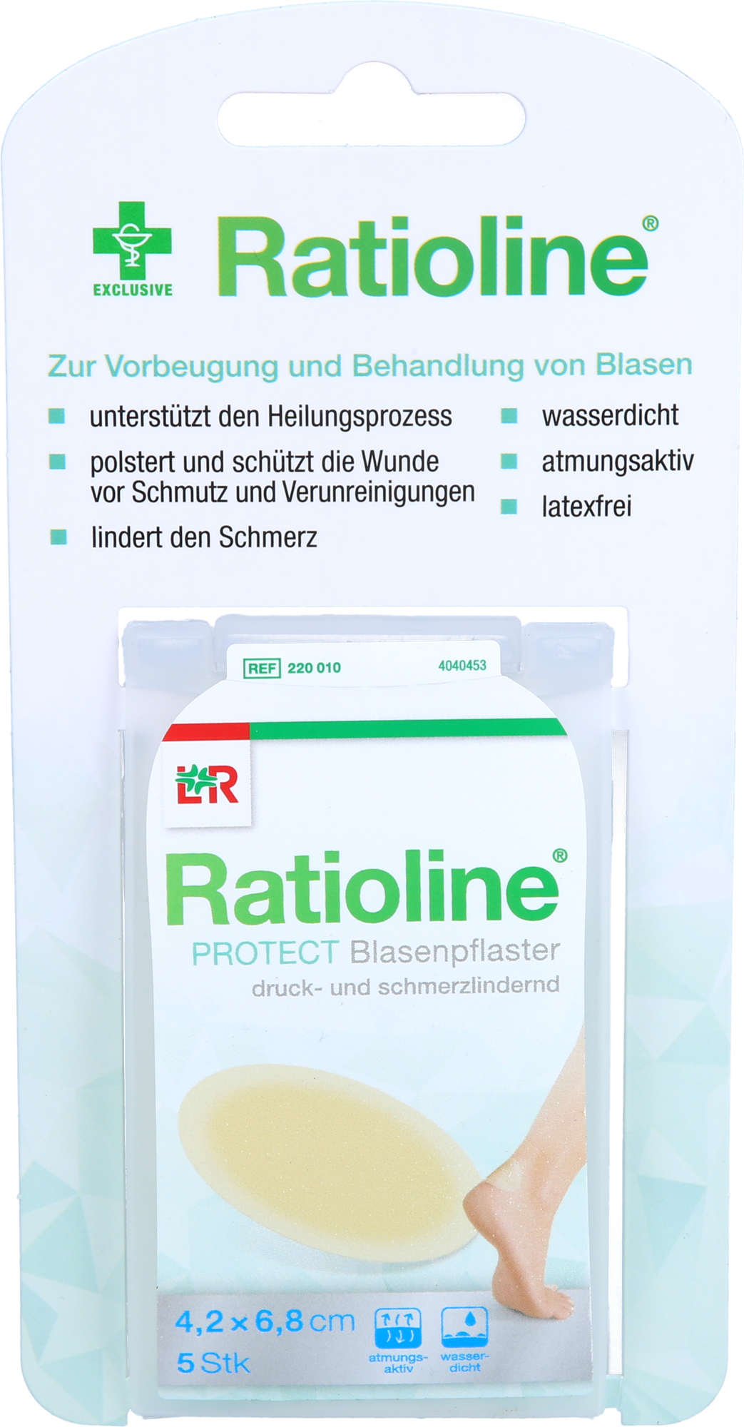 RATIOLINE protect Blasenpflaster 4,2x6,8 cm