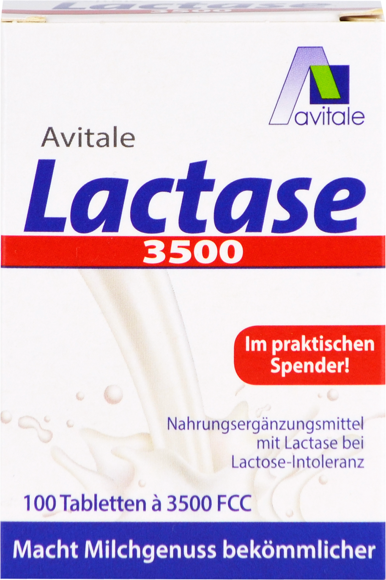 LACTASE 3.500 FCC Tabletten im Klickspender