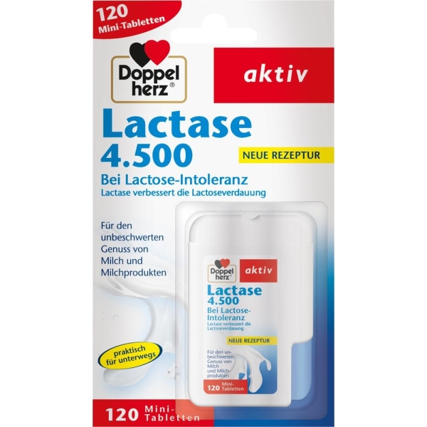 DOPPELHERZ Lactase 4.500 Tabletten
