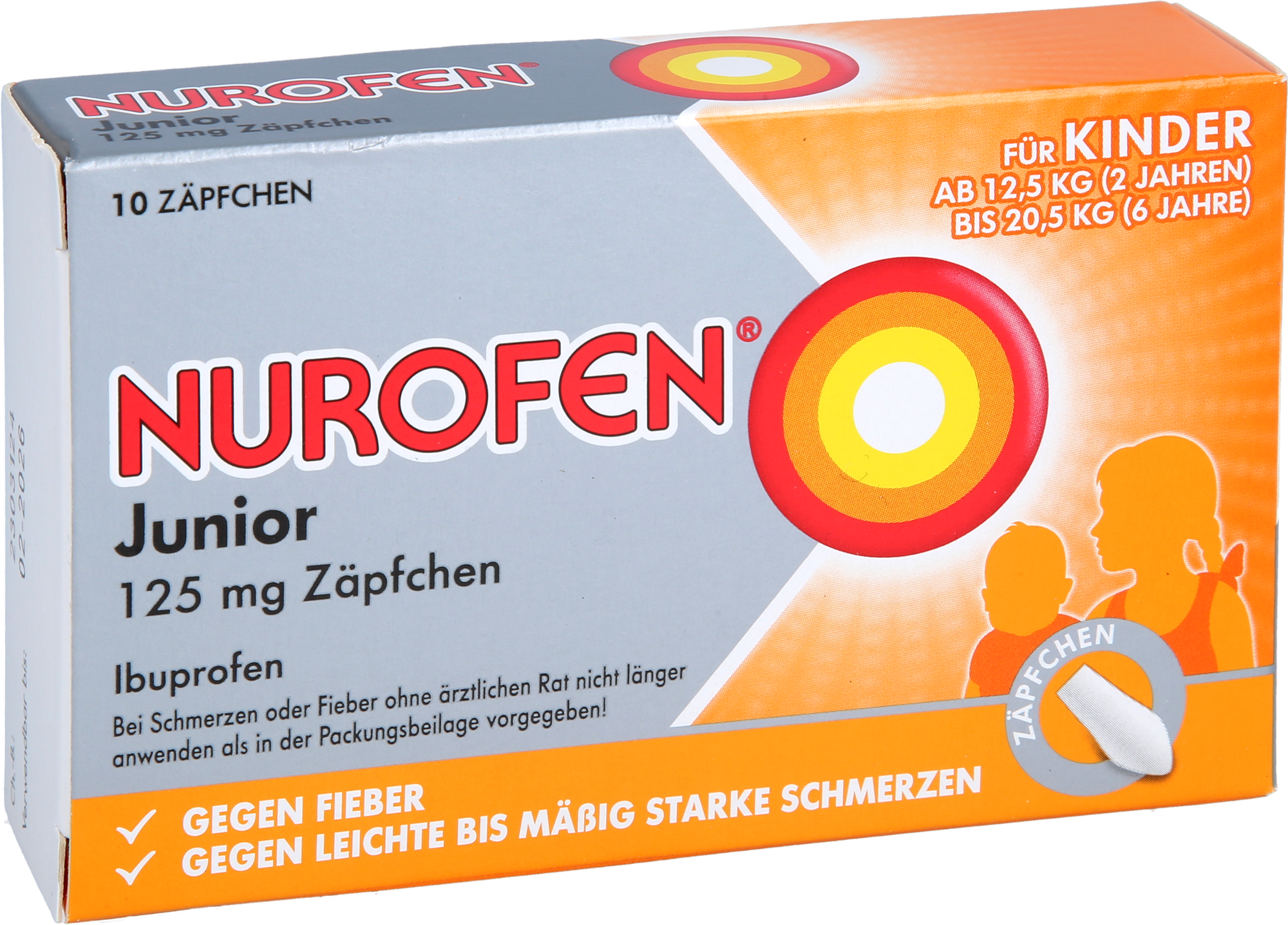 NUROFEN Junior 125 mg Zäpfchen