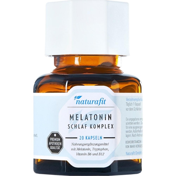 NATURAFIT Melatonin Schlaf Komplex Kapseln