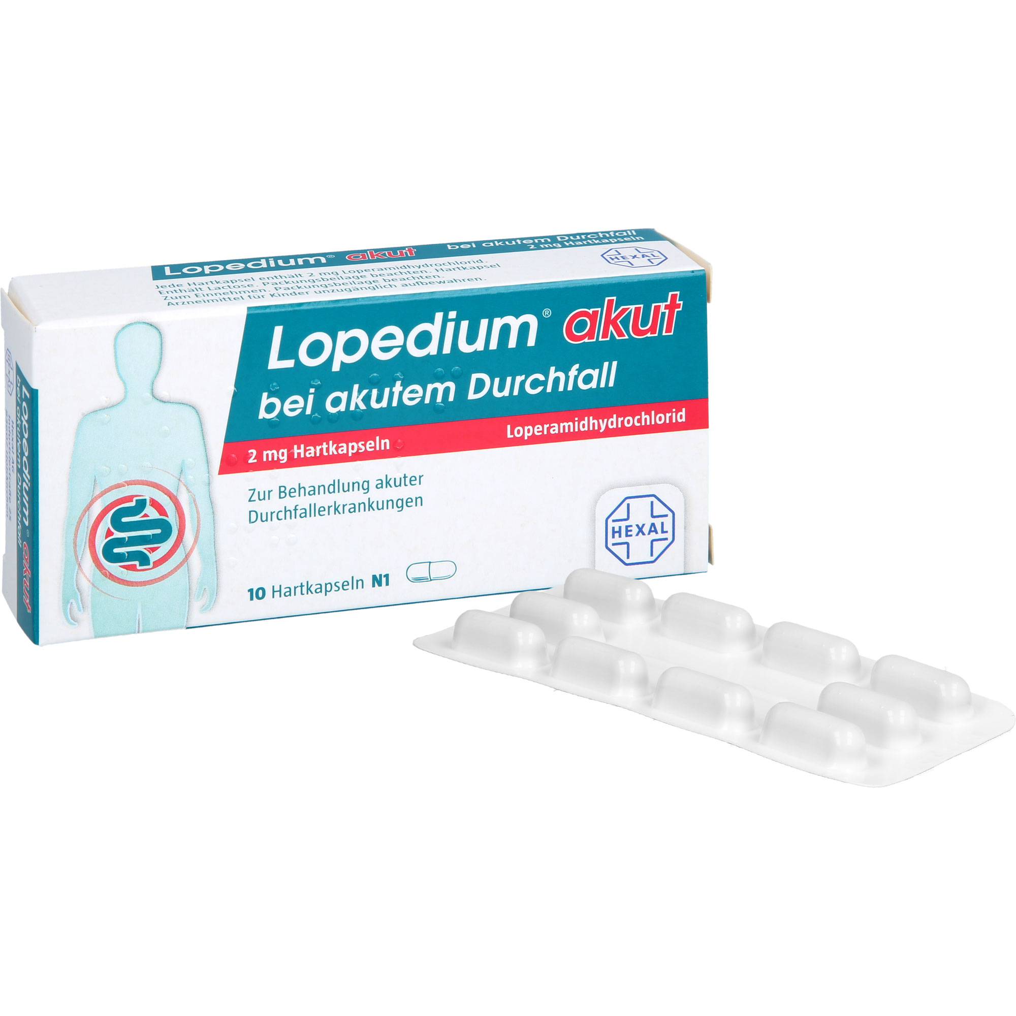 LOPEDIUM akut bei akutem Durchfall Hartkapseln