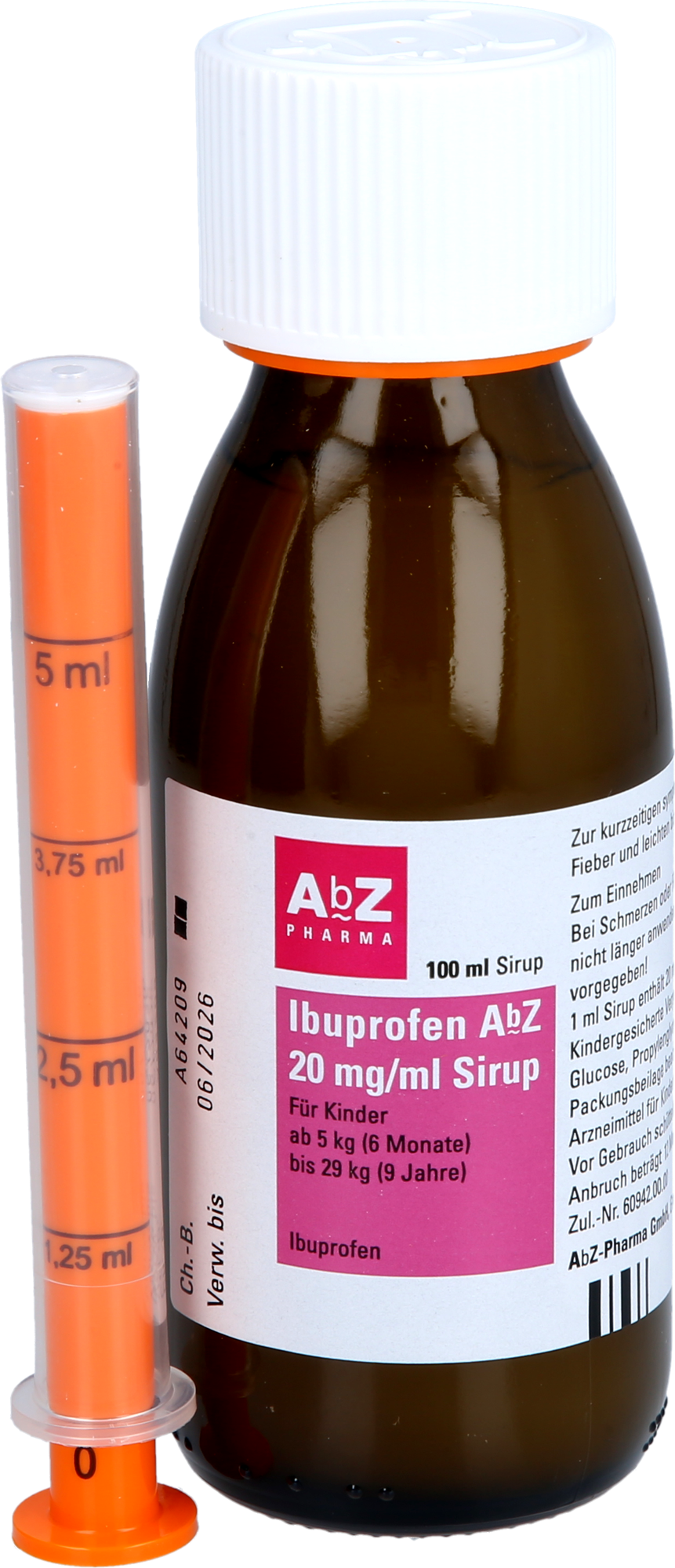 IBUPROFEN AbZ 20 mg/ml Sirup