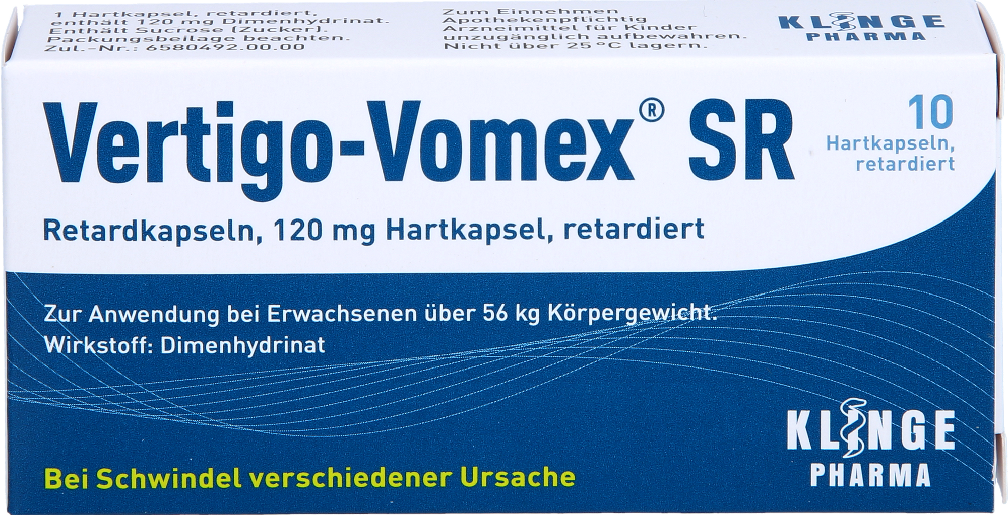 VERTIGO-VOMEX SR Retardkapseln 10 St