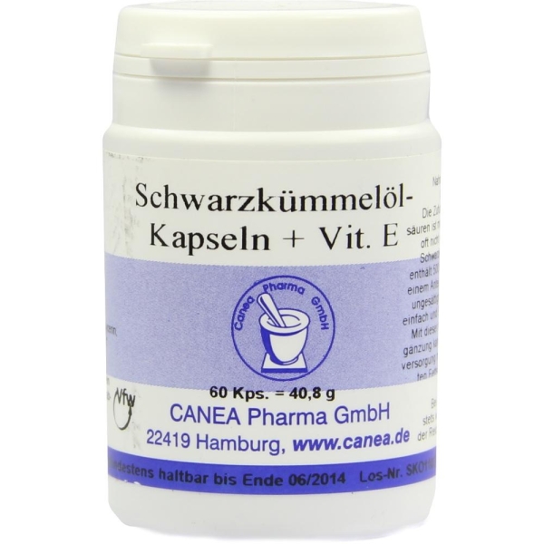 SCHWARZKÜMMELÖL Kapseln+Vitamin E