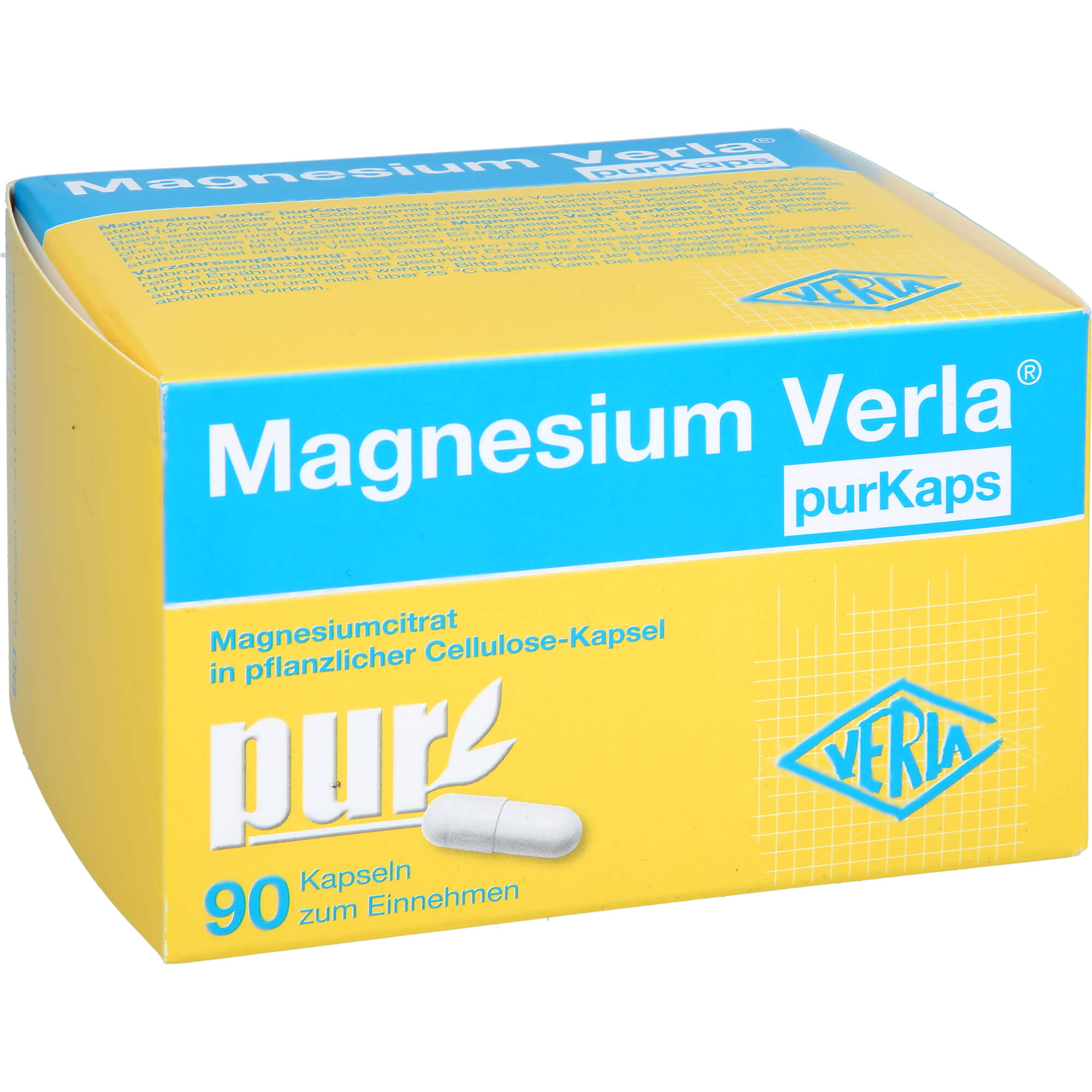 MAGNESIUM VERLA purKaps 90 St