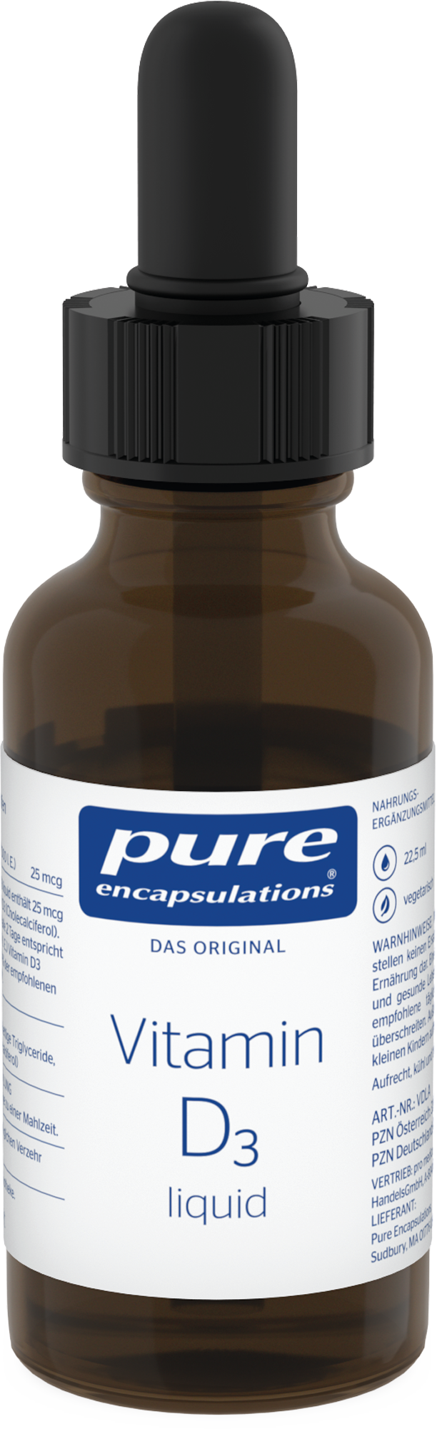 PURE ENCAPSULATIONS Vitamin D3 Liquid