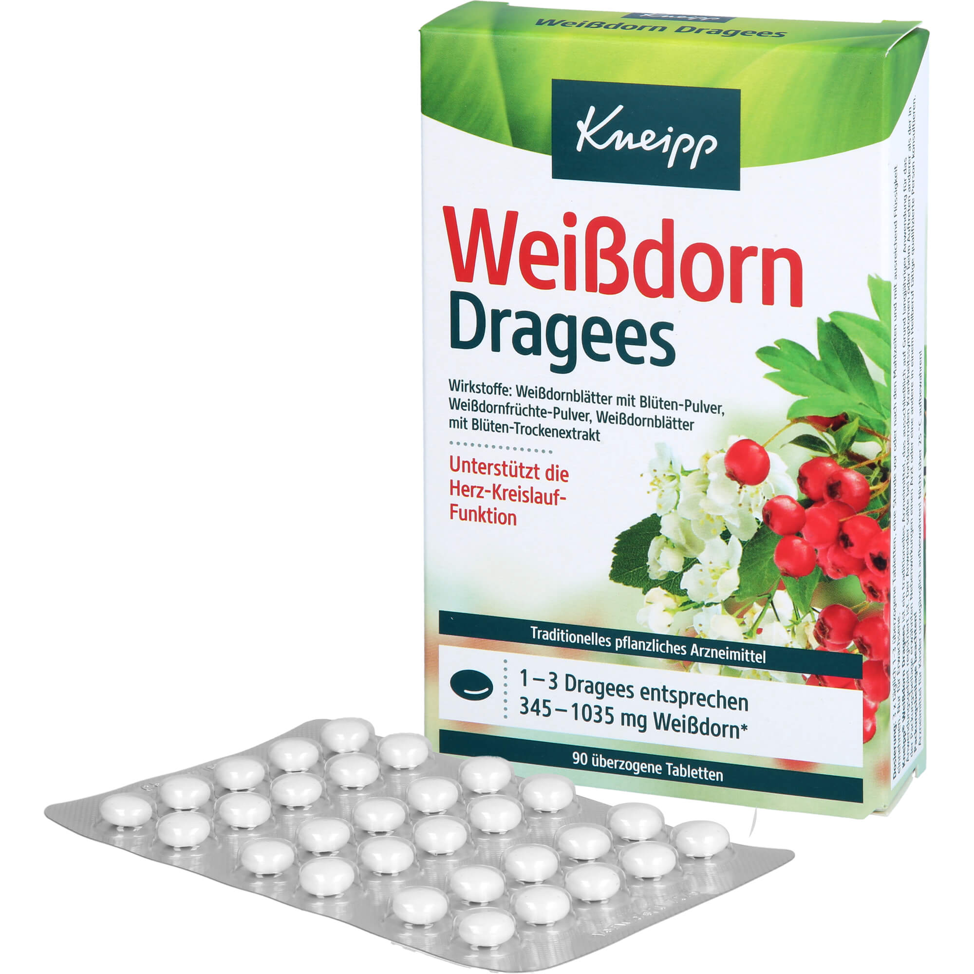 KNEIPP Weißdorn Dragees