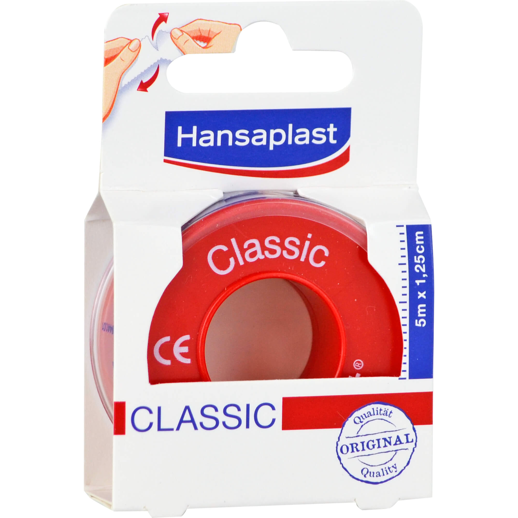 HANSAPLAST Fixierpfl.Classic 1,25 cmx5 m