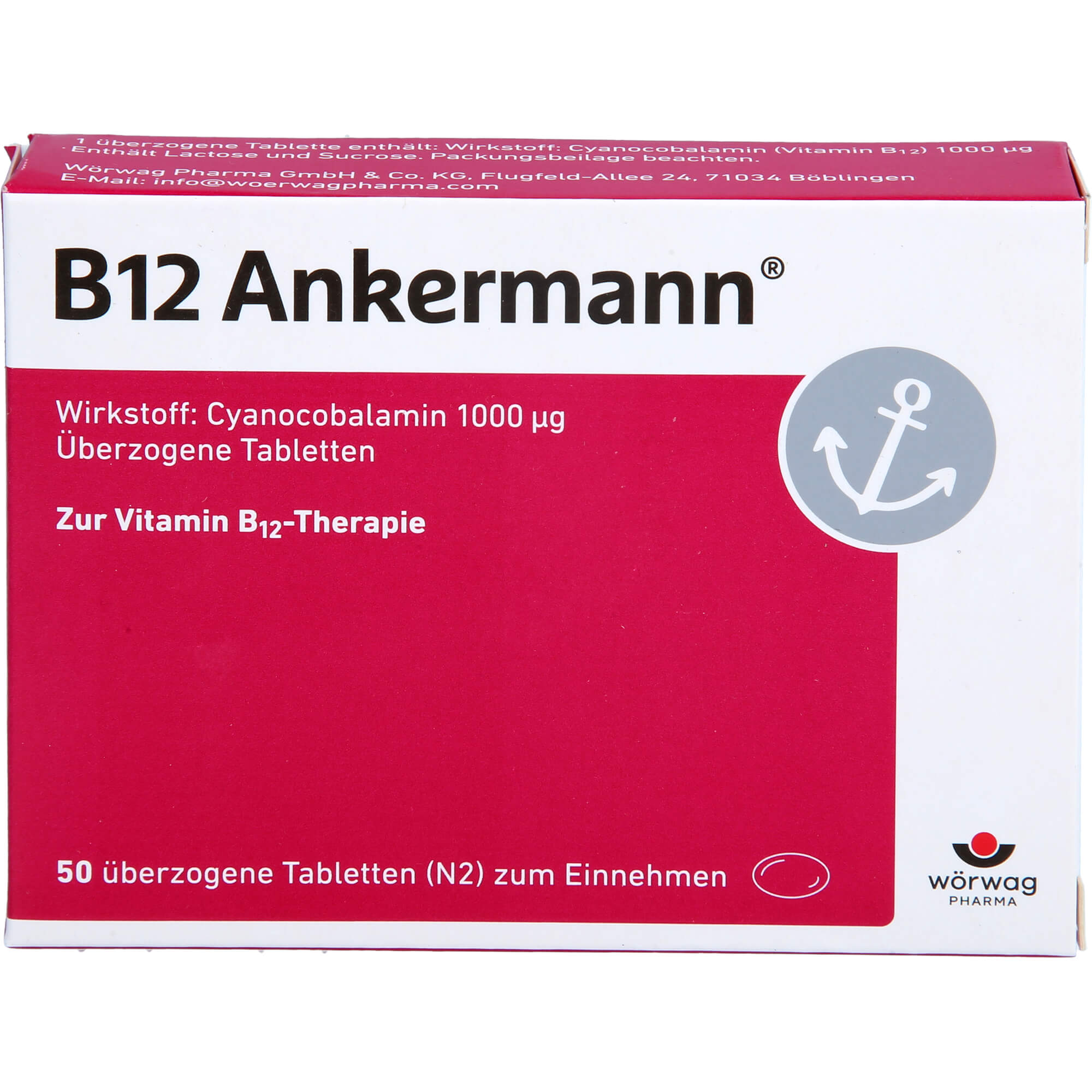 B12 ANKERMANN überzogene Tabletten 50 St