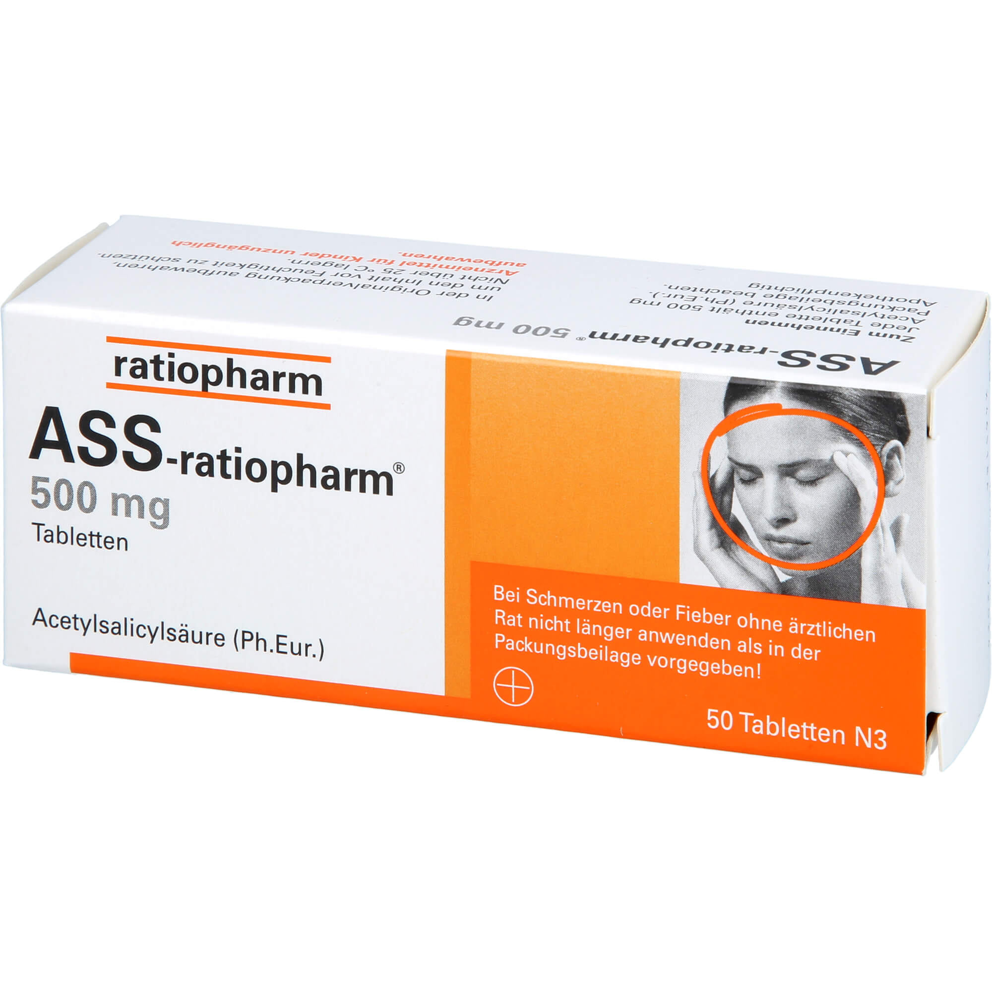 ASS-ratiopharm 500 mg Tabletten 50 St
