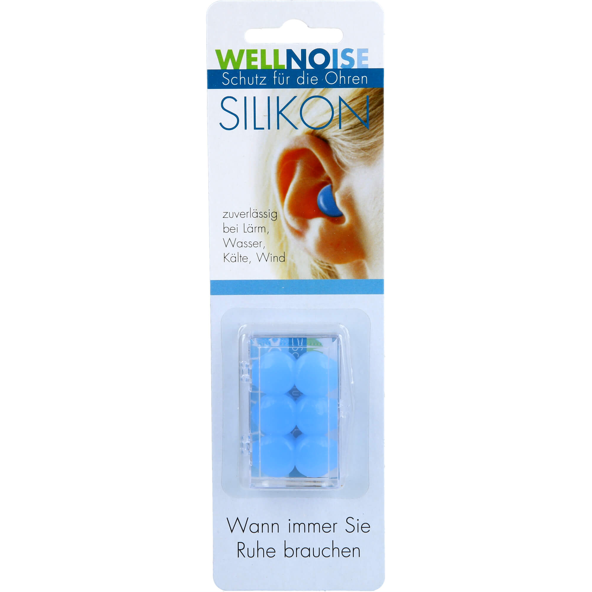 WELLNOISE Ohrenstopfen blau Blister