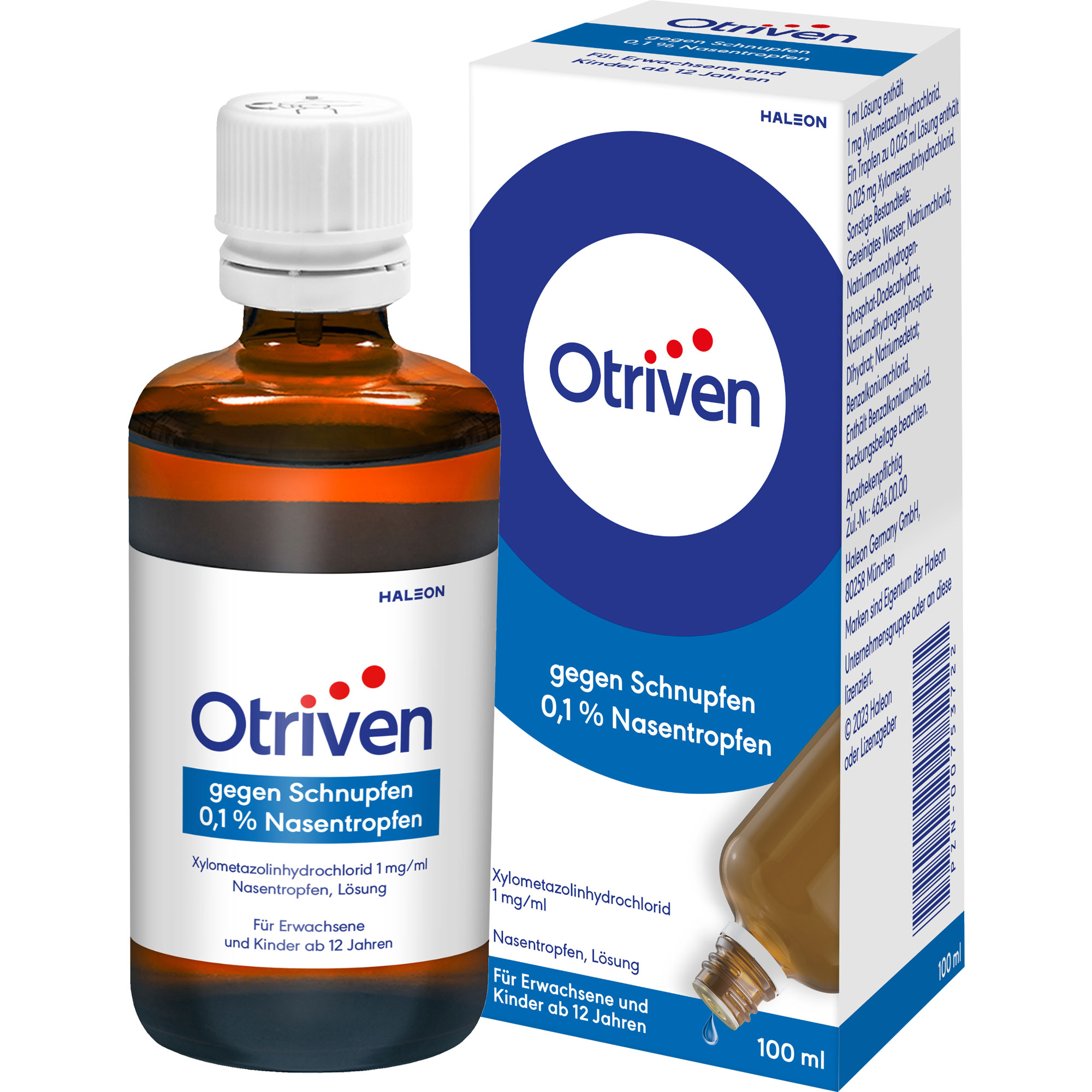 OTRIVEN 0,1% Nasentropfen Nachfüllfla.Praxisbedarf