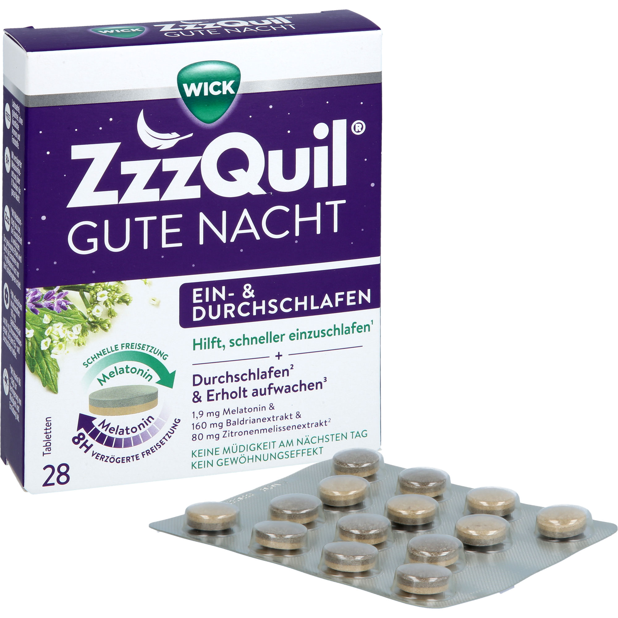 WICK ZzzQuil Gute Nacht Ein- und Durchschlafen TAB
