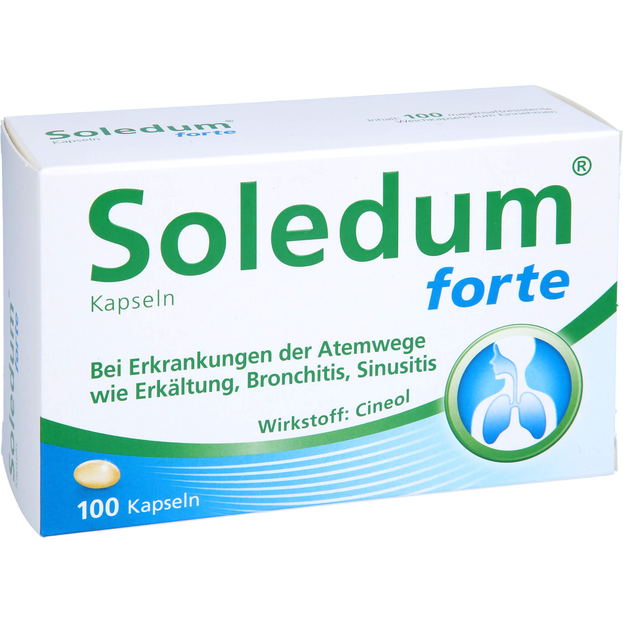 SOLEDUM Kapseln forte 200 mg 100 St