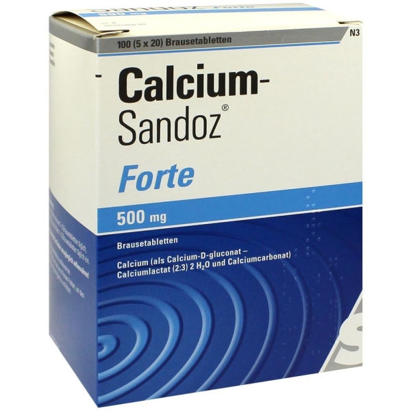 CALCIUM SANDOZ forte Brausetabletten 5X20 St