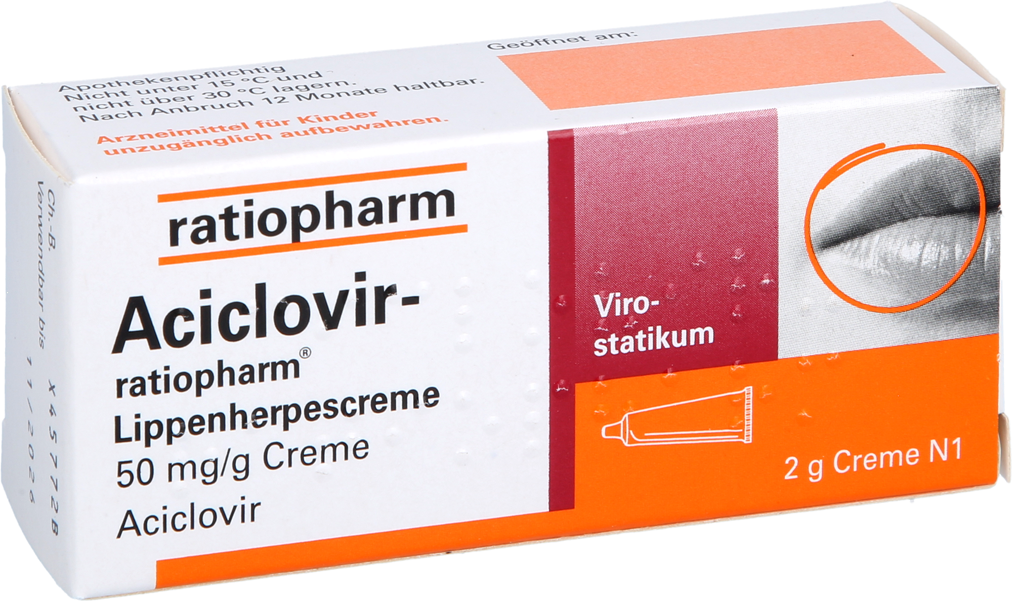ACICLOVIR-ratiopharm Lippenherpescreme