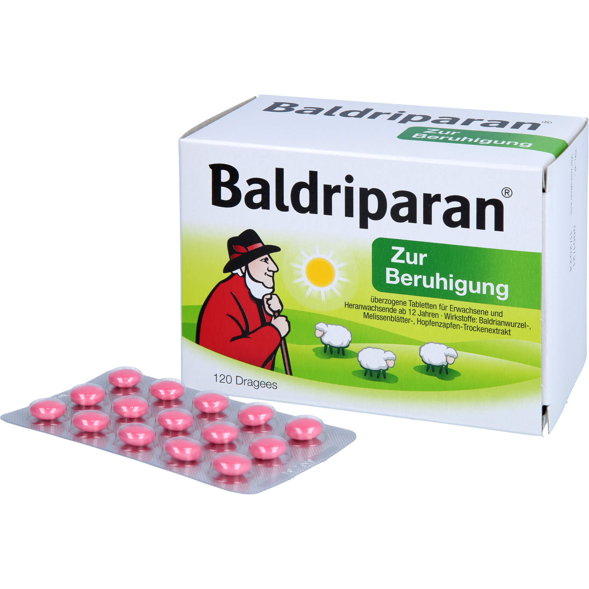 BALDRIPARAN zur Beruhigung überzogene Tabletten 120 St