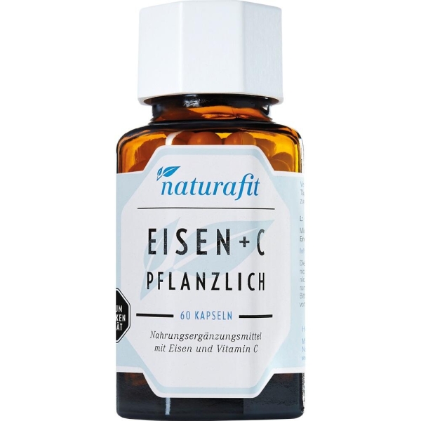 NATURAFIT Eisen plus C pflanzlich Kapseln