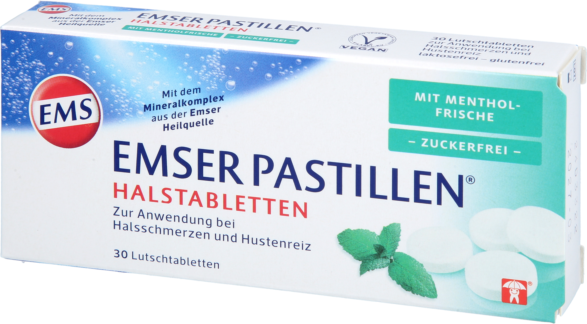 EMSER Pastillen mit Mentholfrische zuckerfrei