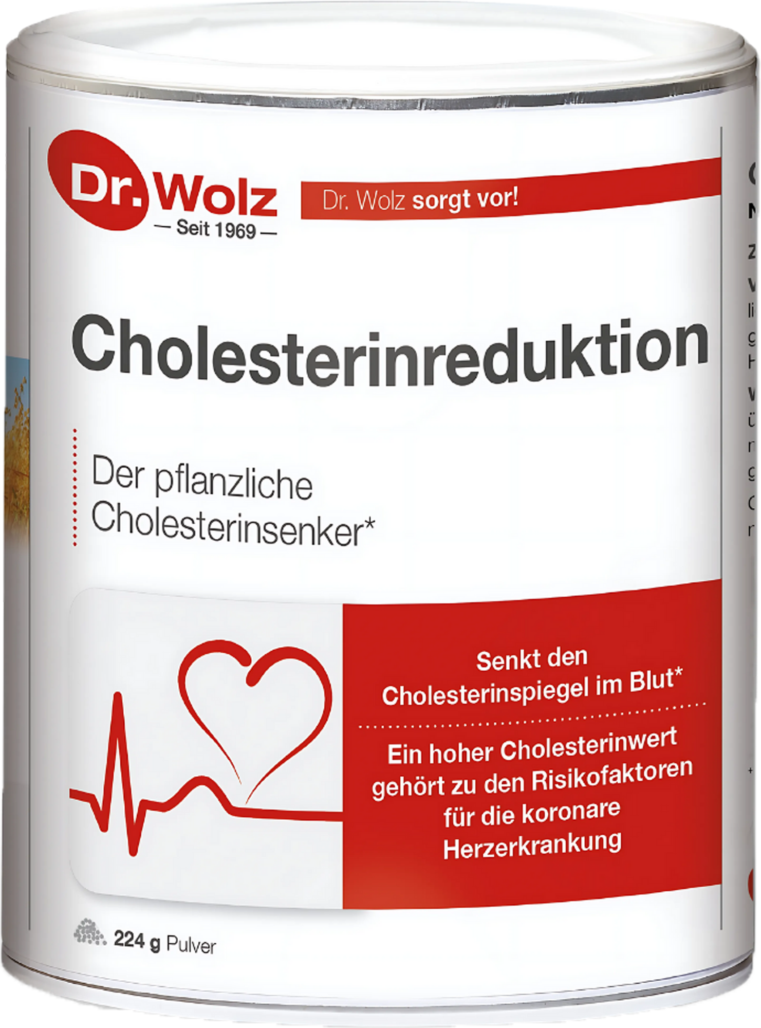 CHOLESTERINREDUKTION Dr.Wolz Pulver