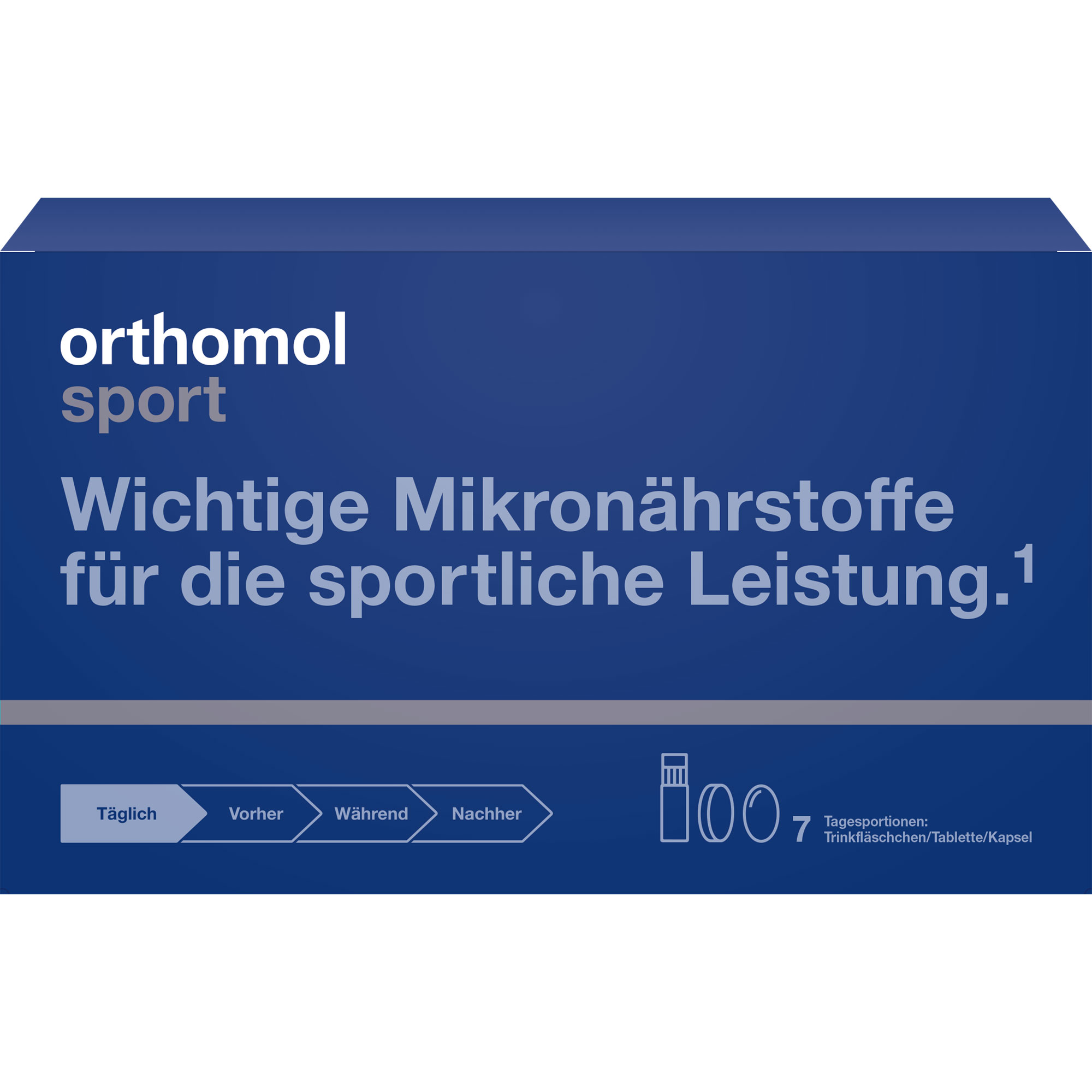 ORTHOMOL Sport Trinkfläschchen/Tabl./Kaps.Kombip. 7 St