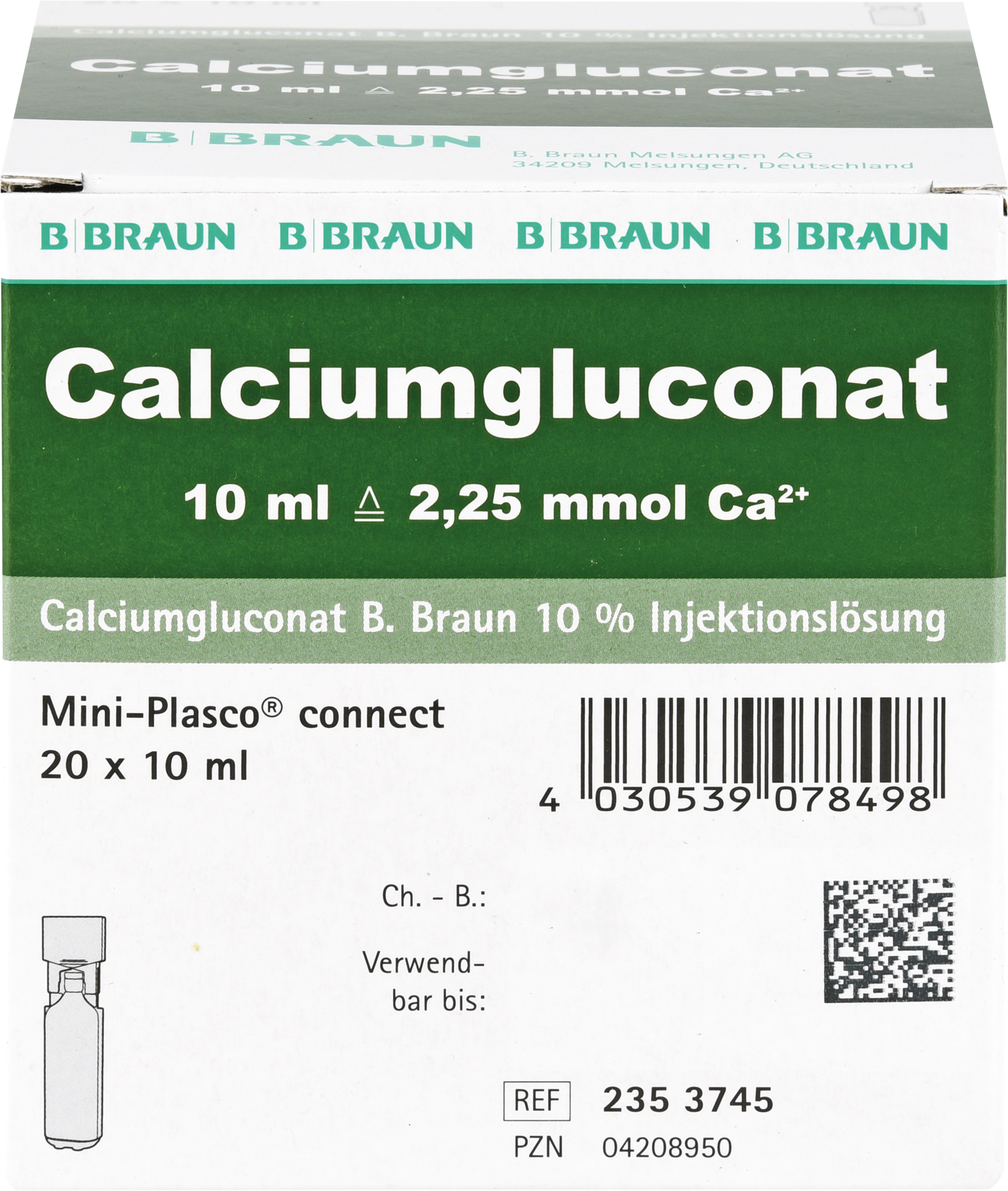 CALCIUMGLUCONAT 10% MPC Injektionslösung