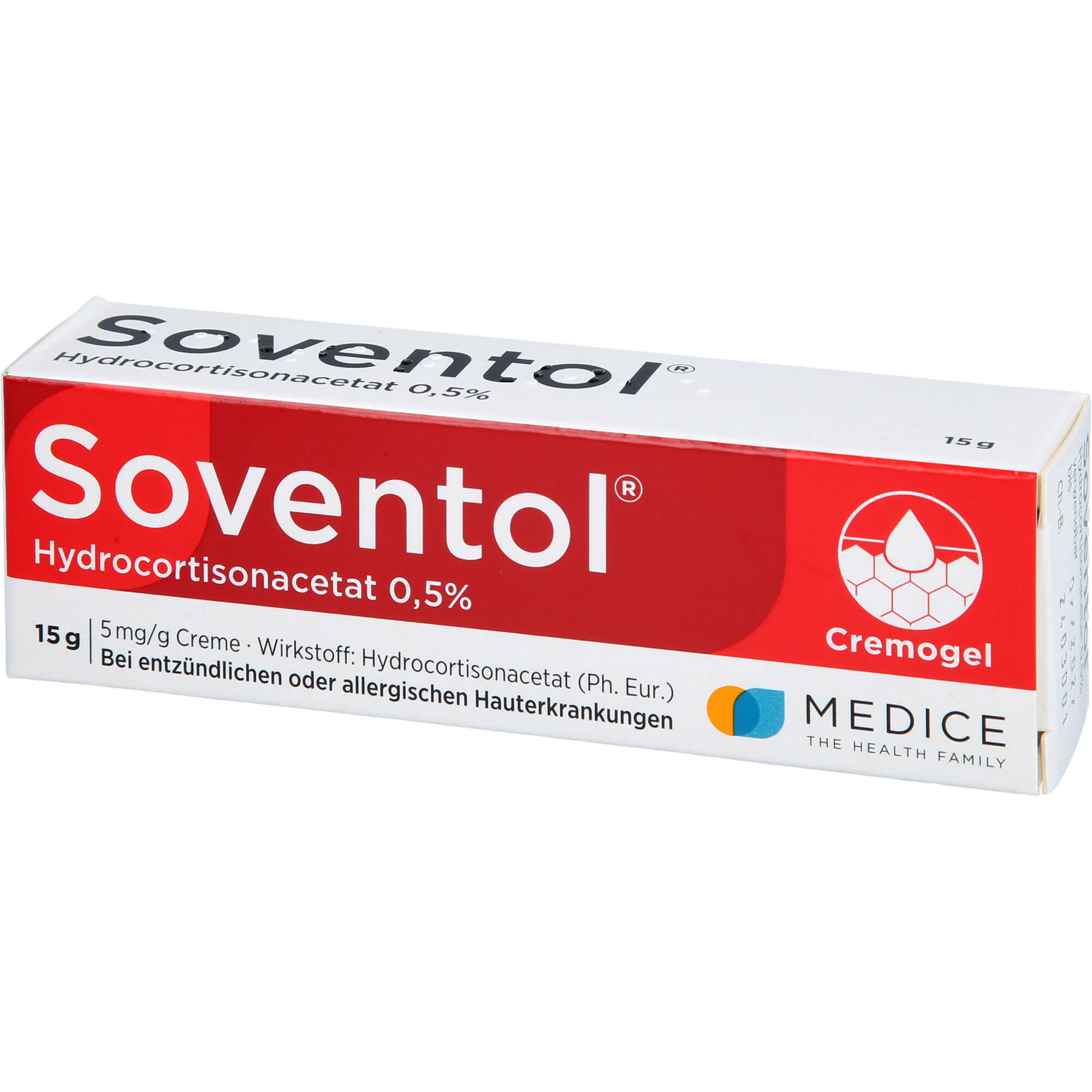 SOVENTOL Hydrocortisonacetat 0,5% Creme 15 g