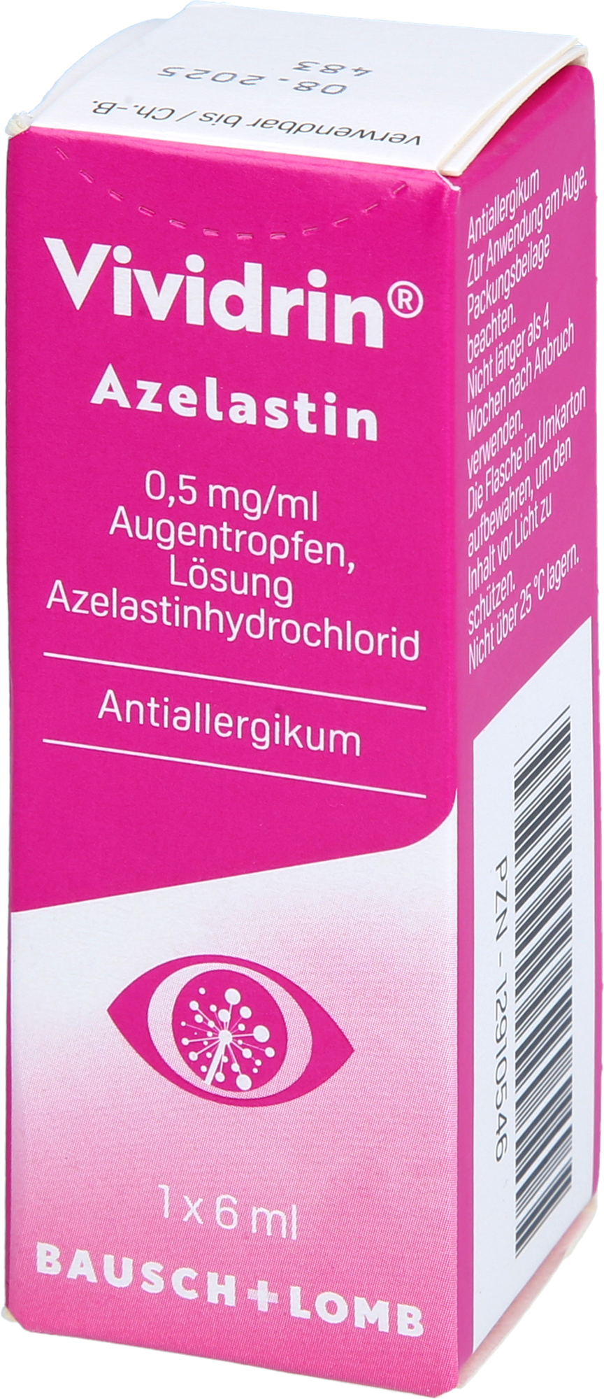 VIVIDRIN Azelastin 0,5 mg/ml Augentropfen