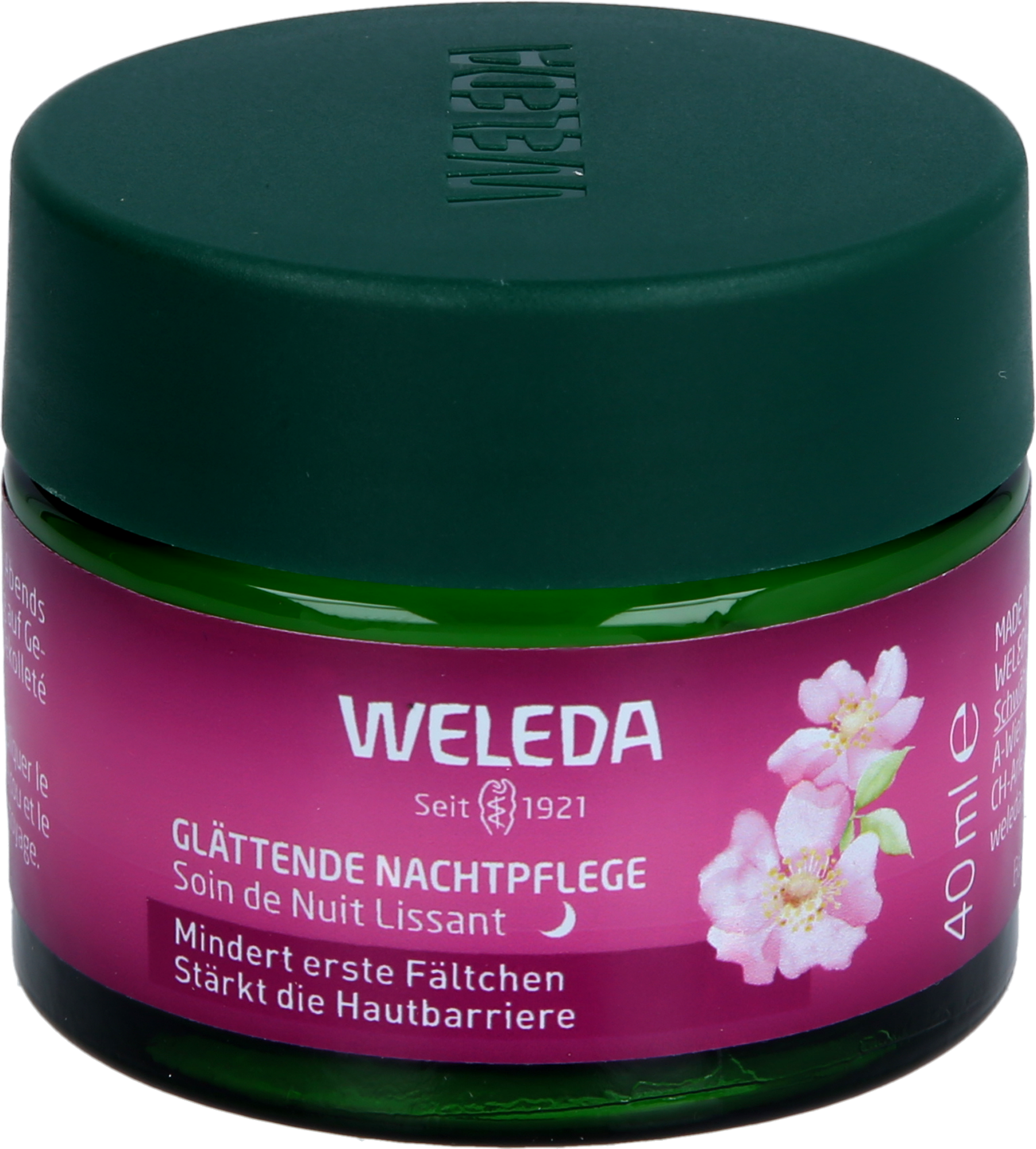 WELEDA glättende Nachtpflege Wildrose & weißer Tee