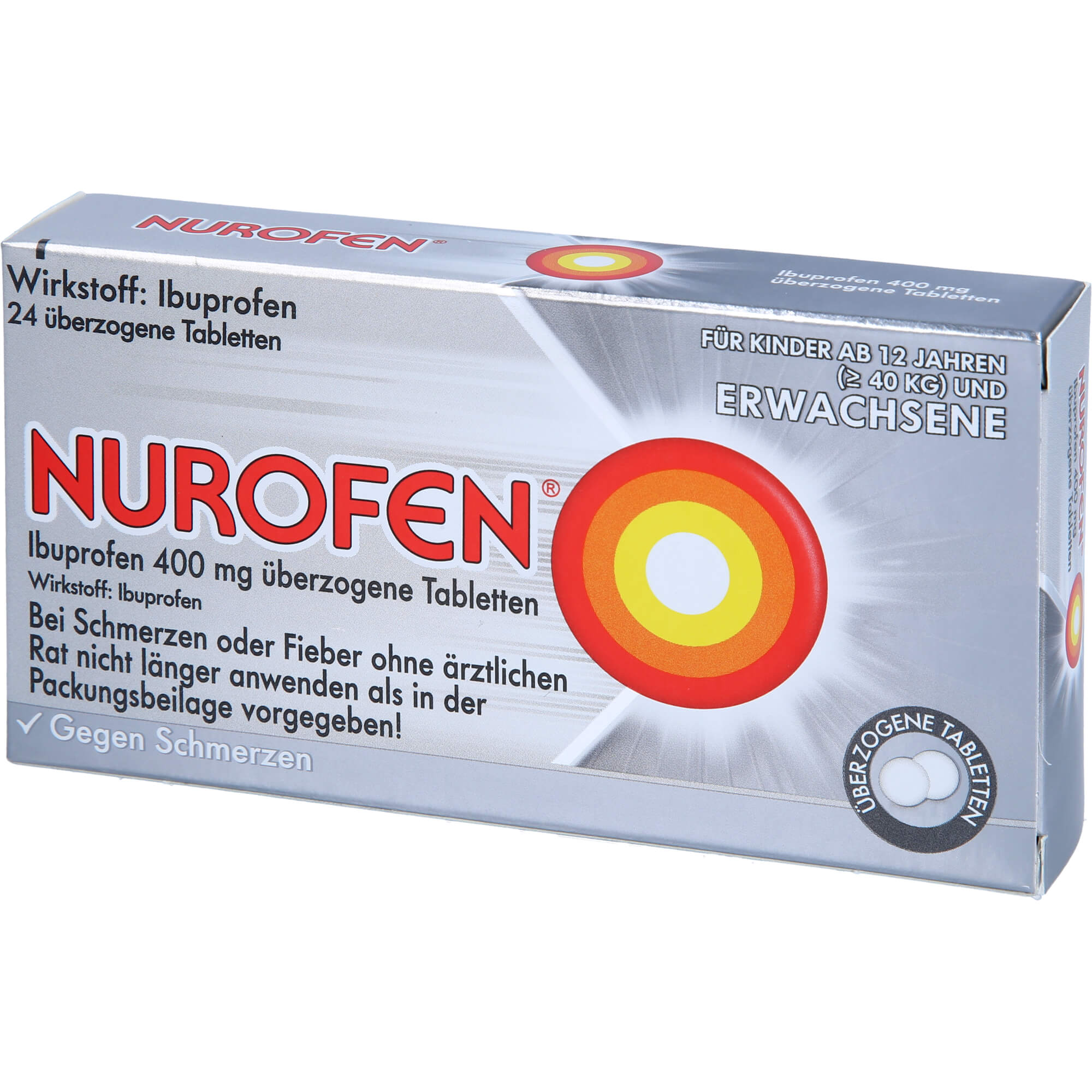 NUROFEN Ibuprofen 400 mg überzogene Tabletten