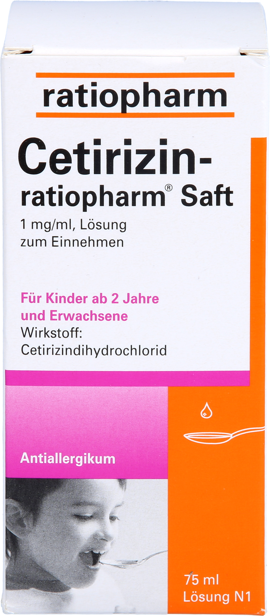 CETIRIZIN-ratiopharm Saft 75 ml