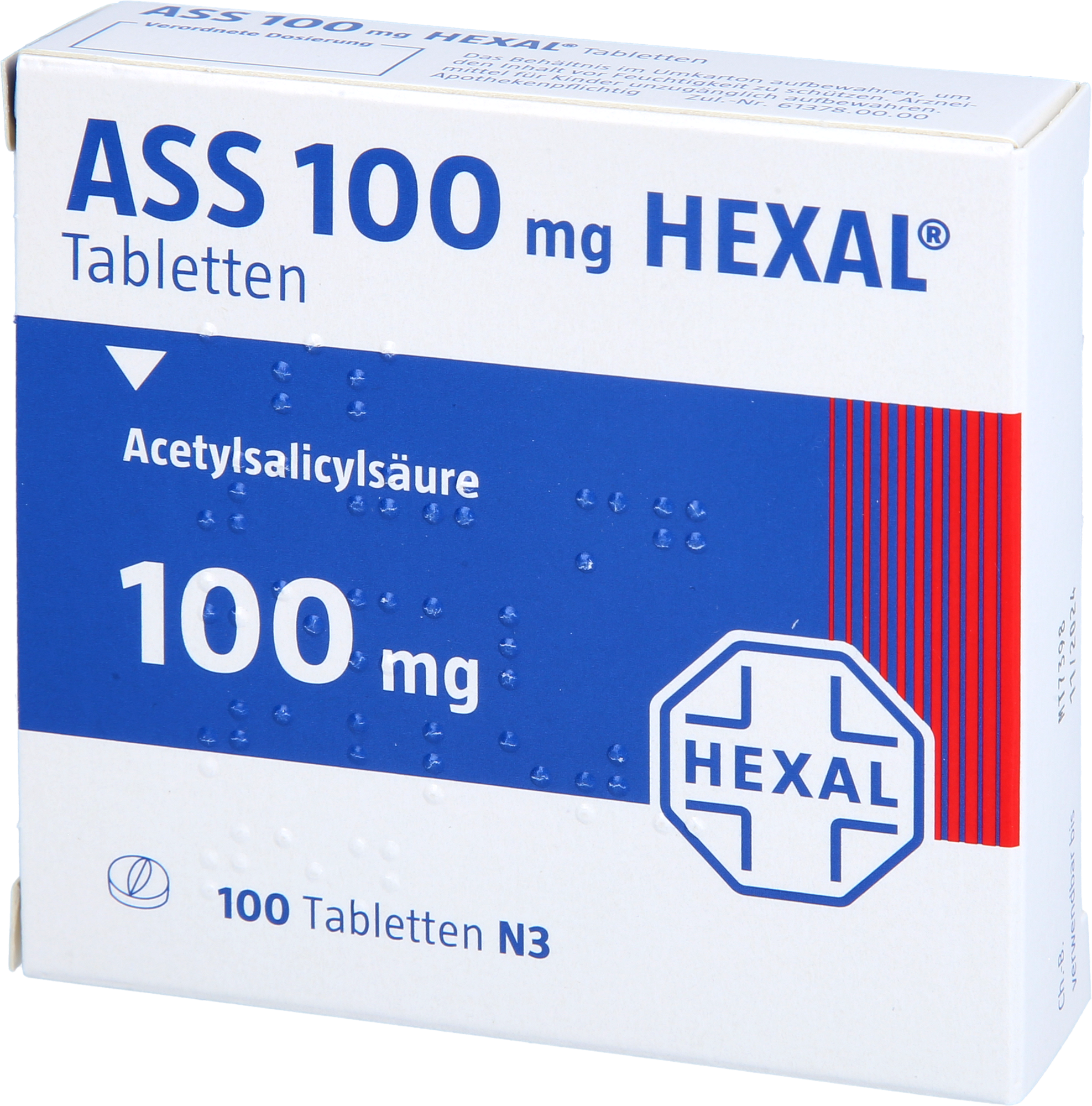ASS 100 mg HEXAL Tabletten 100 St
