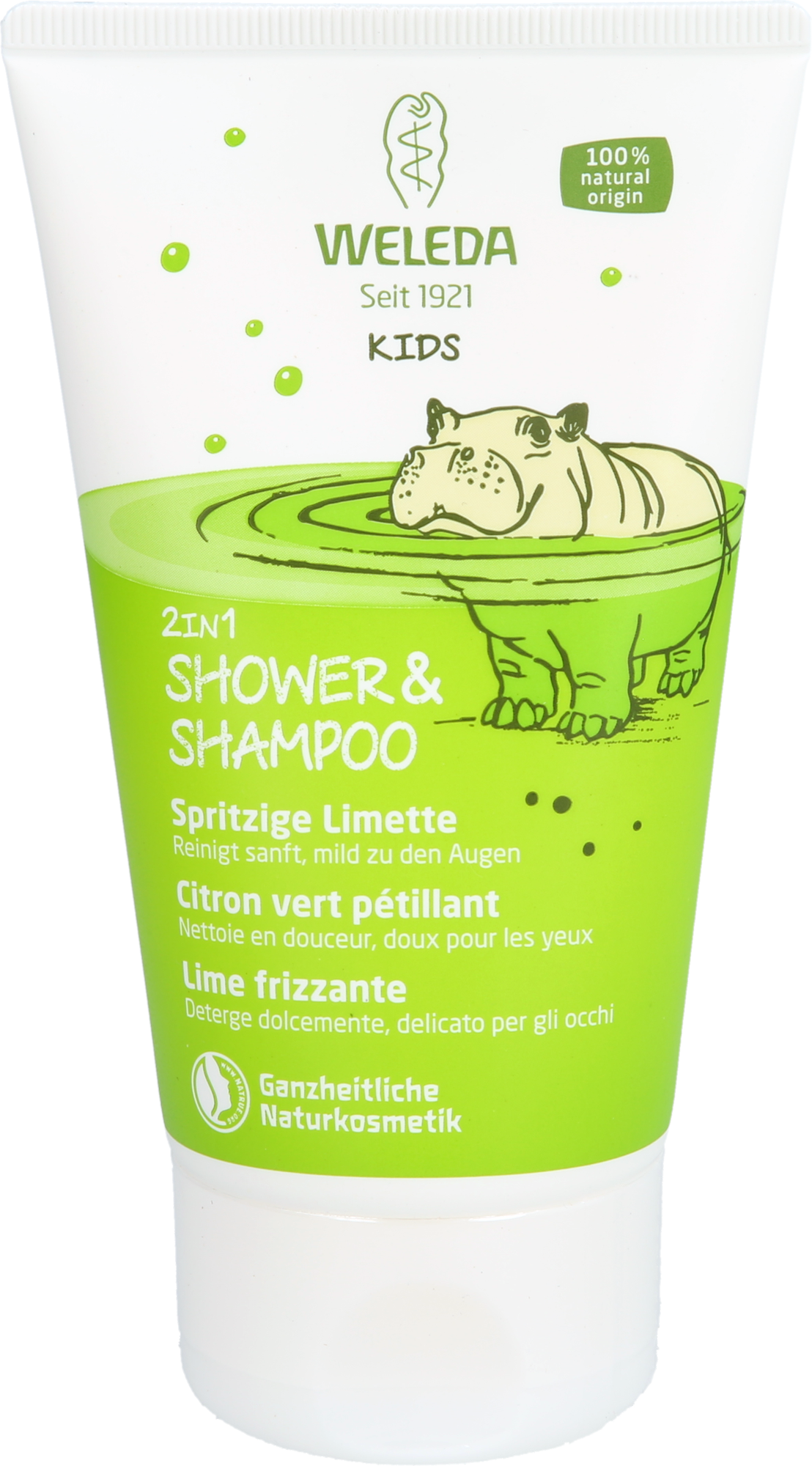 WELEDA Kids 2in1 Shower & Shampoo spritzig.Limette