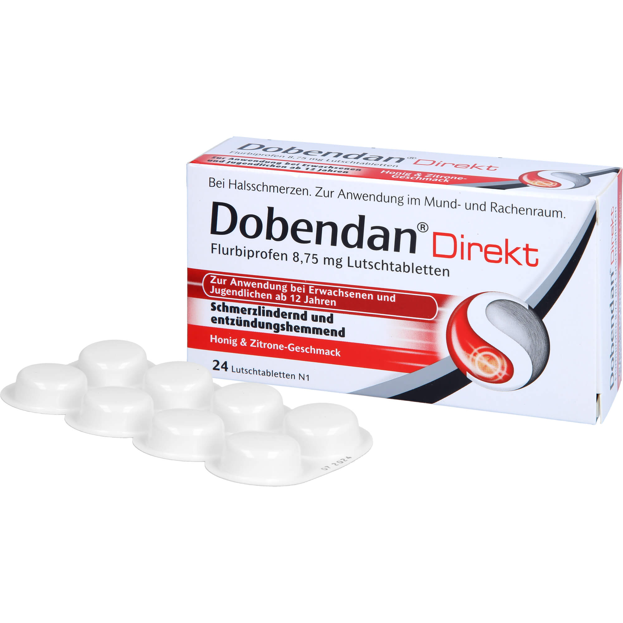 DOBENDAN Direkt Flurbiprofen 8,75 mg Lutschtabl. 24 St